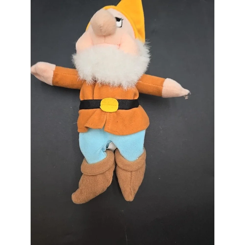 Disney Snow White Dwarfs Lot Of 3 Small HAPPY Larger SNEEZY GRUMPY Plush Stuffed